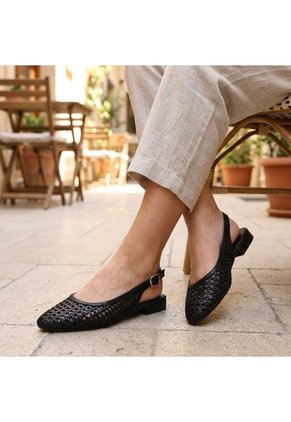 Baleta Para Mujer 3159-Z720 NEGRO TEJIDO ZAVATTY