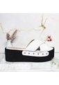 Plataforma Alta Para Mujer 2923-Z197 BLANCO ZAVATTY de Zavatty