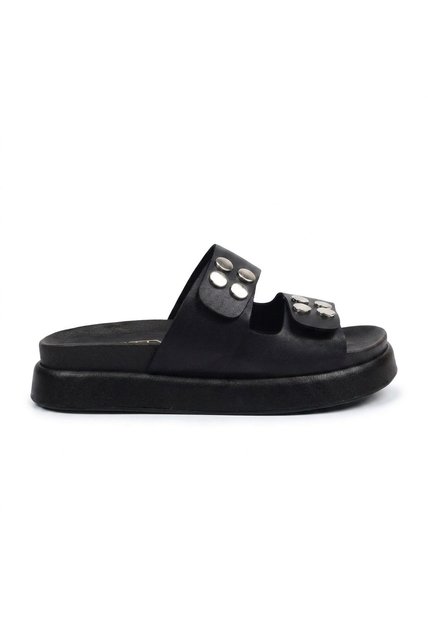 Sandalia Plana Para Mujer 02-Z43 NEGRO ZAVATTY