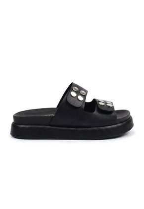 Sandalia Plana Para Mujer 02-Z43 NEGRO ZAVATTY