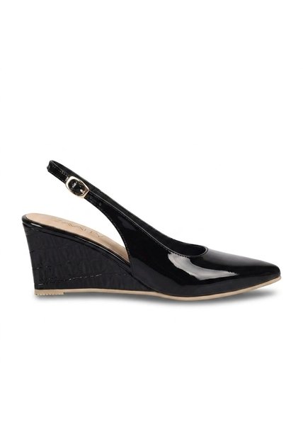 Plataforma Baja Para Mujer VALERY-Z120 NEGRO CHAROL ZAVATTY