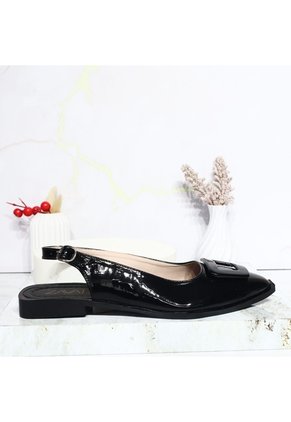 Baleta Para Mujer T803-Z490 NEGRO CHAROL ZAVATTY