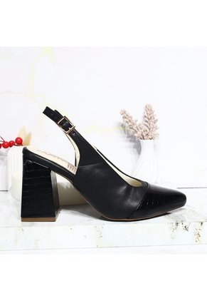Tacon Para Mujer 72537-Z132 NEGRO CHAROL X GRABADO ZAVATTY