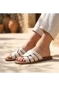Sandalia Plana Para Mujer C47-Z19 CAPUCHINO CUERO ZAVATTY de Zavatty