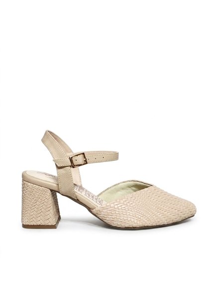 Tacon Para Mujer 524139-Z132 ALMENDRA GRAVADO ZAVATTY
