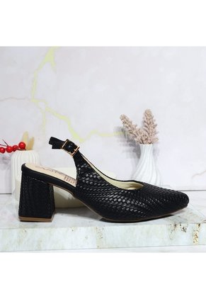 Tacon Para Mujer 52585-Z132 NEGRO GRAVADO ZAVATTY