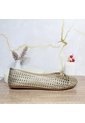 Baleta Para Mujer 3100-Z720 CHAMPAÑA TEJIDO ZAVATTY de Zavatty