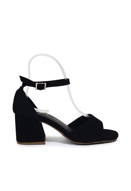 Sandalia Tacon Para Mujer 2760-Z148 NEGRO NOBUCK ZAVATTY