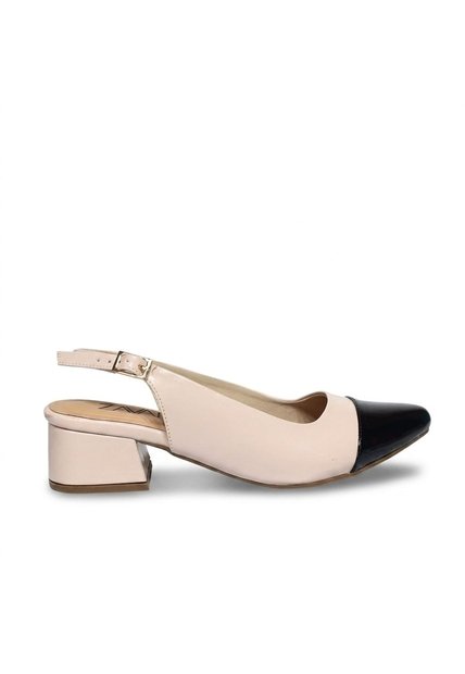 Baleta Para Mujer AS294-Z610 NUDE CHAROL X NEGRO CHAROL ZAVATTY