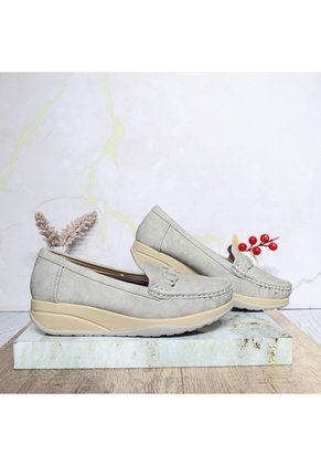 Mocasin Para Mujer 2549-Z719 GRIS ZAVATTY
