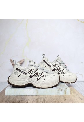 Tenis Para Mujer 2588-Z631 BEIGE X CAFE ZAVATTY
