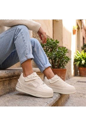 Tenis Para Mujer 25051-Z477 BEIGE ZAVATTY