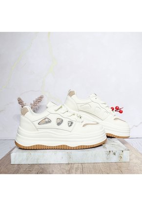 Tenis Para Mujer 25054-Z477 BLANCO X KAKI ZAVATTY