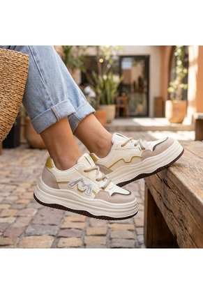 Tenis Para Mujer 25053-Z477 BLANCO X GRIS ZAVATTY
