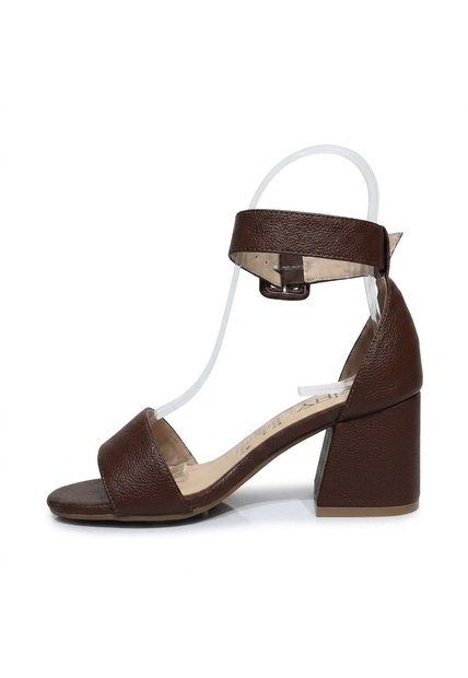 Sandalia Tacon Para Mujer 2350-Z148 CAFE ZAVATTY
