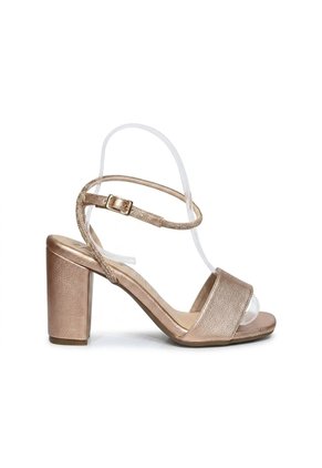 Sandalia Tacon Para Mujer 2729-Z148 ORO ROSA ZAVATTY