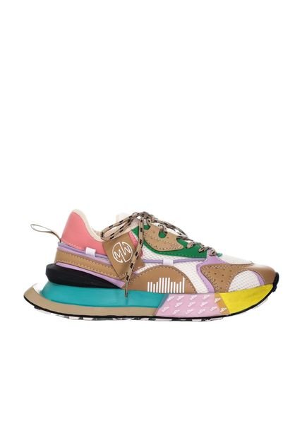 Tenis Para Mujer 977-Z171 BEIGE COCOA ZAVATTY