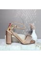 Sandalia Tacon Para Mujer 2729-Z148 ORO ROSA ZAVATTY de Zavatty