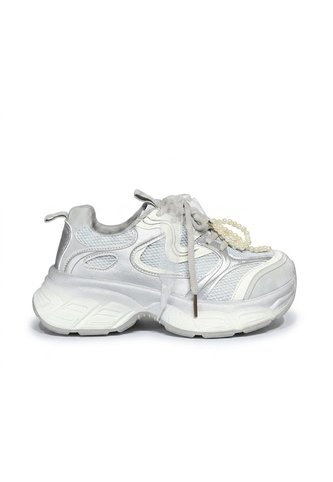 Tenis Para Mujer 122-Z329 PLATA X BLANCO ZAVATTY Zavatty