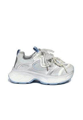 Tenis Para Mujer 122-Z329 PLATA X AZUL ZAVATTY