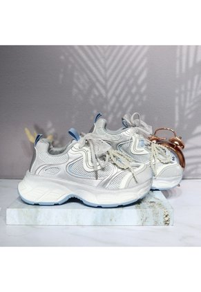 Tenis Para Mujer 122-Z329 PLATA X BLANCO ZAVATTY