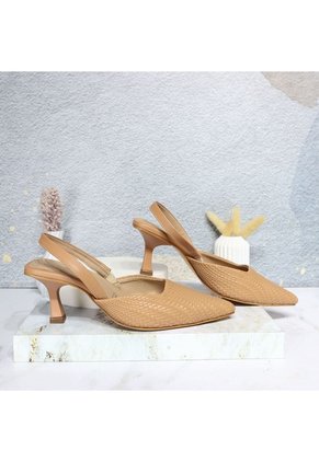 Tacon Para Mujer KIARA-Z120 CAMEL ZAVATTY
