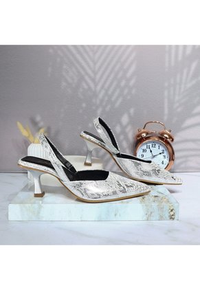 Tacon Para Mujer KIARA-Z120 PLATA ZAVATTY