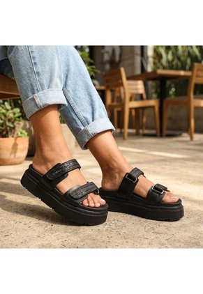 Plataforma Baja Para Mujer H-CINTIA NEGRO ZAVATTY