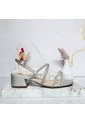Sandalia Tacon Para Mujer 2730-Z148 PLATA ZAVATTY de Zavatty