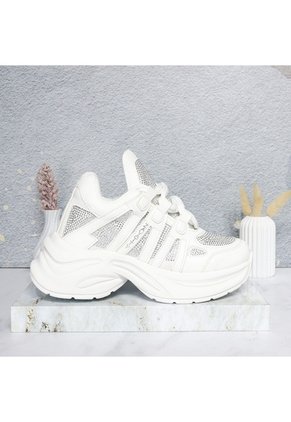 Tenis Para Mujer 870-Z419 CREMA ZAVATTY