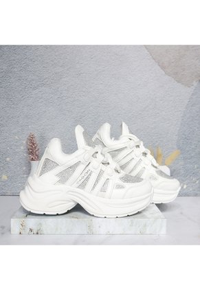 Tenis Para Mujer 870-Z419 CREMA ZAVATTY