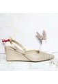 Plataforma Baja Para Mujer PKIARA-Z120 CHAMPAÑA ZAVATTY de Zavatty
