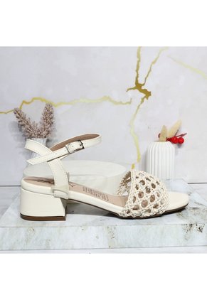 Sandalia Tacon Para Mujer 2782-Z148 BEIGE ZAVATTY