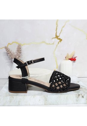Sandalia Tacon Para Mujer 2782-Z148 NEGRO ZAVATTY