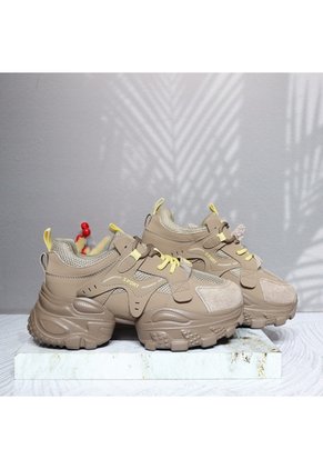 Tenis Para Mujer 2587-Z631 CAFE X AMARILLO ZAVATTY
