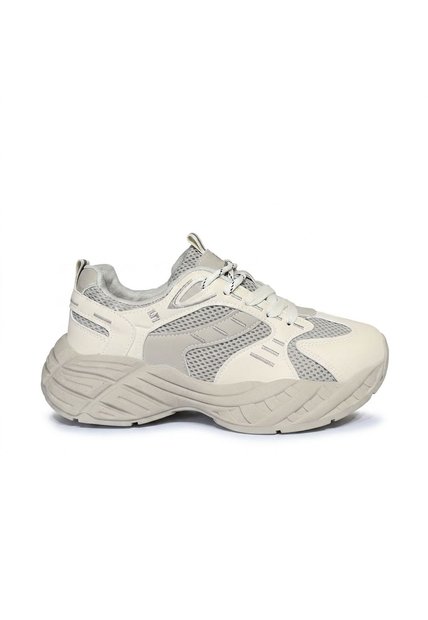 Tenis Para Mujer 125-Z329 BEIGE X GRIS ZAVATTY