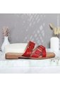 Sandalia Plana Para Mujer 25C36-Z19 ROJO CUERO ZAVATTY de Zavatty