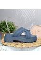 Sandalia Plana Para Mujer 2504-Z457 AZUL ZAVATTY de Zavatty