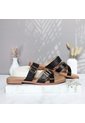 Sandalia Plana Para Mujer 25C36-Z19 TAUPE CUERO ZAVATTY de Zavatty