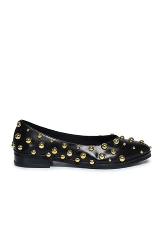 Baleta Para Mujer 326-Z191 NEGRO X TACHES ZAVATTY Zavatty