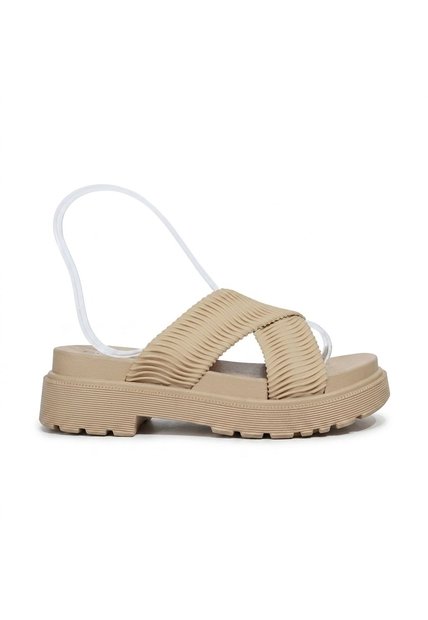 Sandalia Plana Para Mujer 2504-Z457 NUDE ZAVATTY