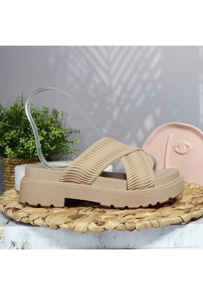 Sandalia Plana Para Mujer 2504-Z457 NUDE ZAVATTY