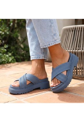 Sandalia Plana Para Mujer 2504-Z457 NEGRO ZAVATTY