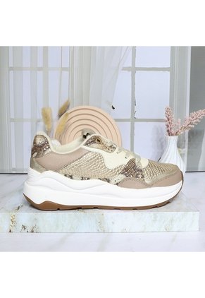 Tenis Para Mujer TAC953 DORADOXTAUPE ZAVATTY