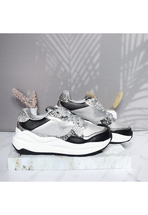 Tenis Para Mujer TAC953 NEGRO X PLATA ZAVATTY