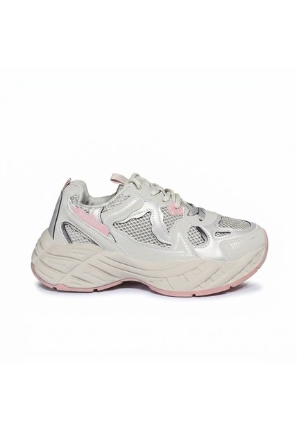 Tenis Para Mujer 124-Z329 GRIS X ROSA ZAVATTY