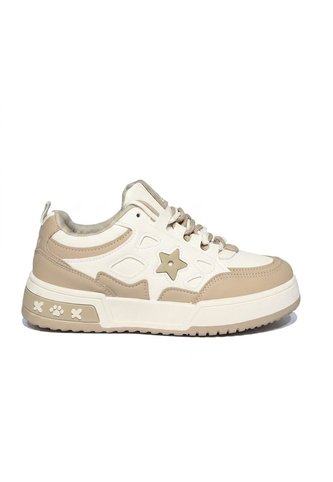 Tenis Para Mujer KF09-Z477 BLANCO X BEIGE ZAVATTY Zavatty