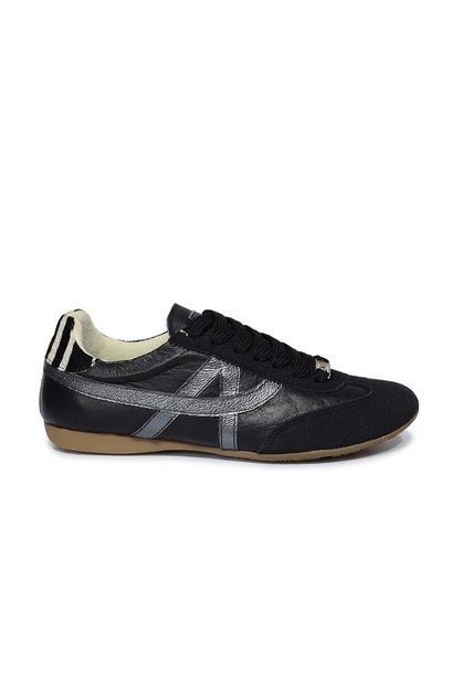 Tenis Para Mujer A202-Z495 NEGRO X PLOMO CUERO ZAVATTY