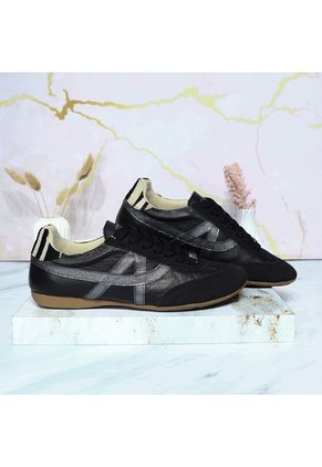 Tenis Para Mujer A202-Z495 NEGRO X PLOMO CUERO ZAVATTY