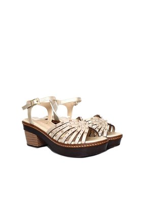 Sandalia Para Mujer 6334-Z06 TALCO CUERO ZAVATTY